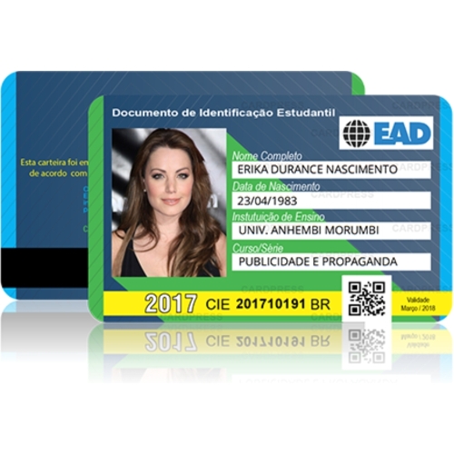 CRACHA DE IDENTIFICAÇÃO - PVC-CR44