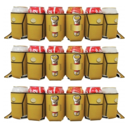 Cinto porta latas em neoprene 3 e 6 unidades-70011