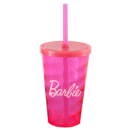 Copo 550 ml espiral com tampa e canudo-AFK-771506