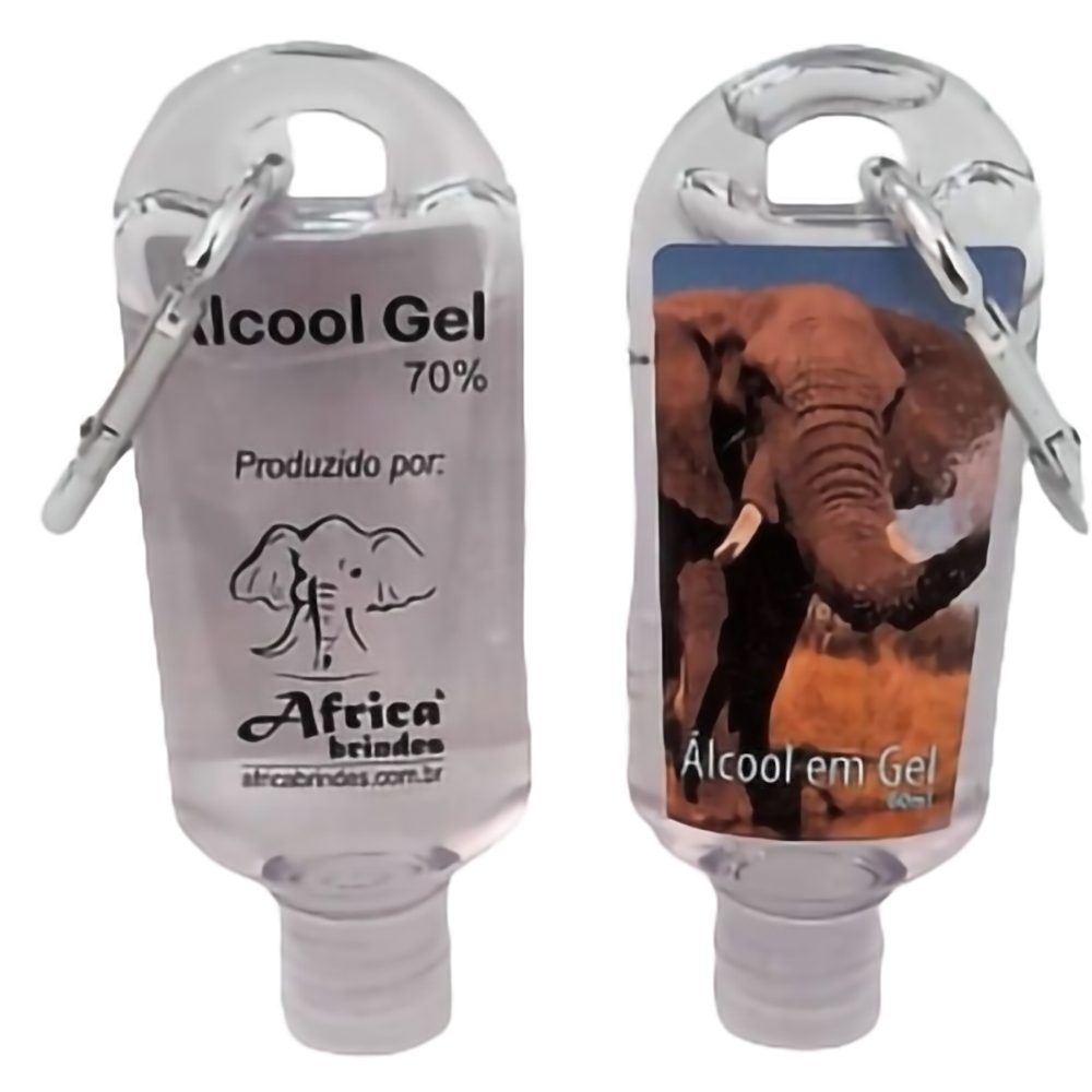 Álcool gel 60ml - com Mosquete-AFK-7711AA