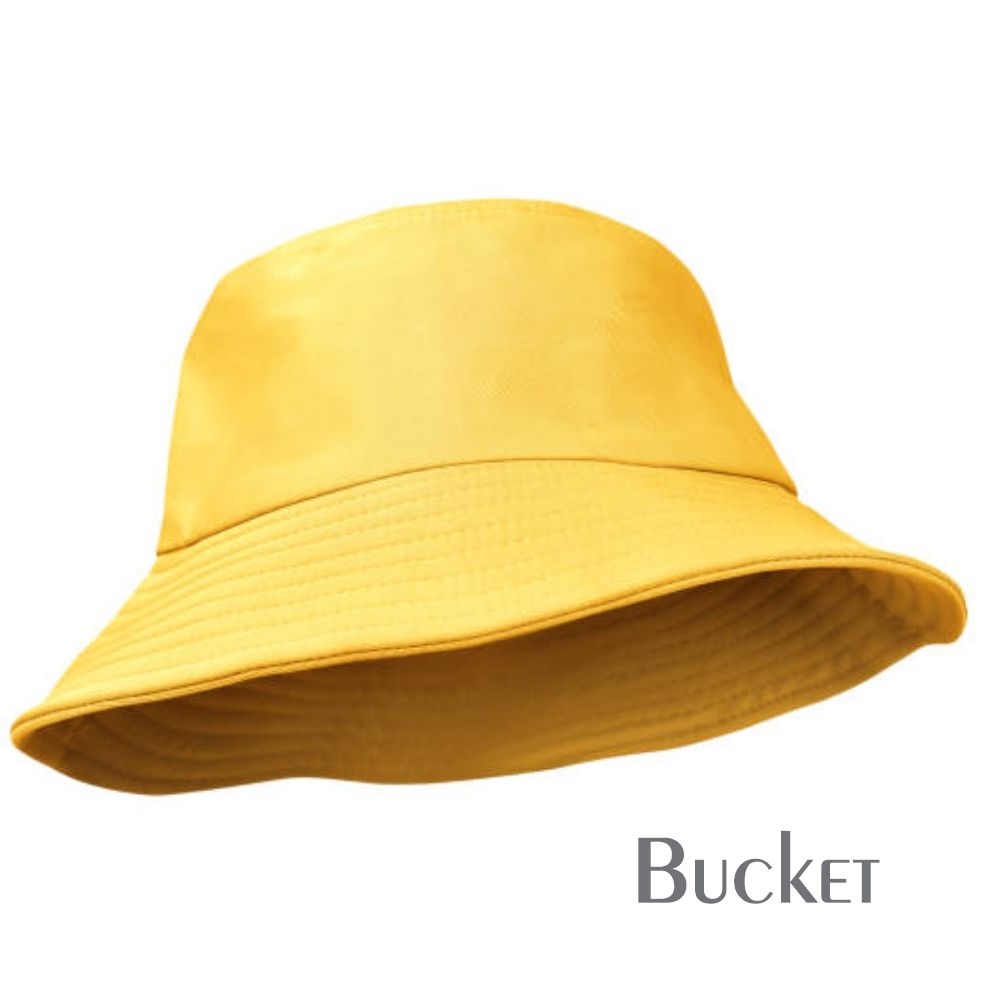 Bucket - Chapéu balde branco