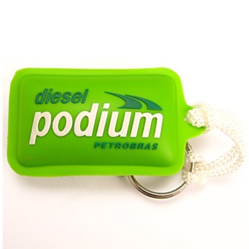 Chaveiro Flutuante, emborrachado