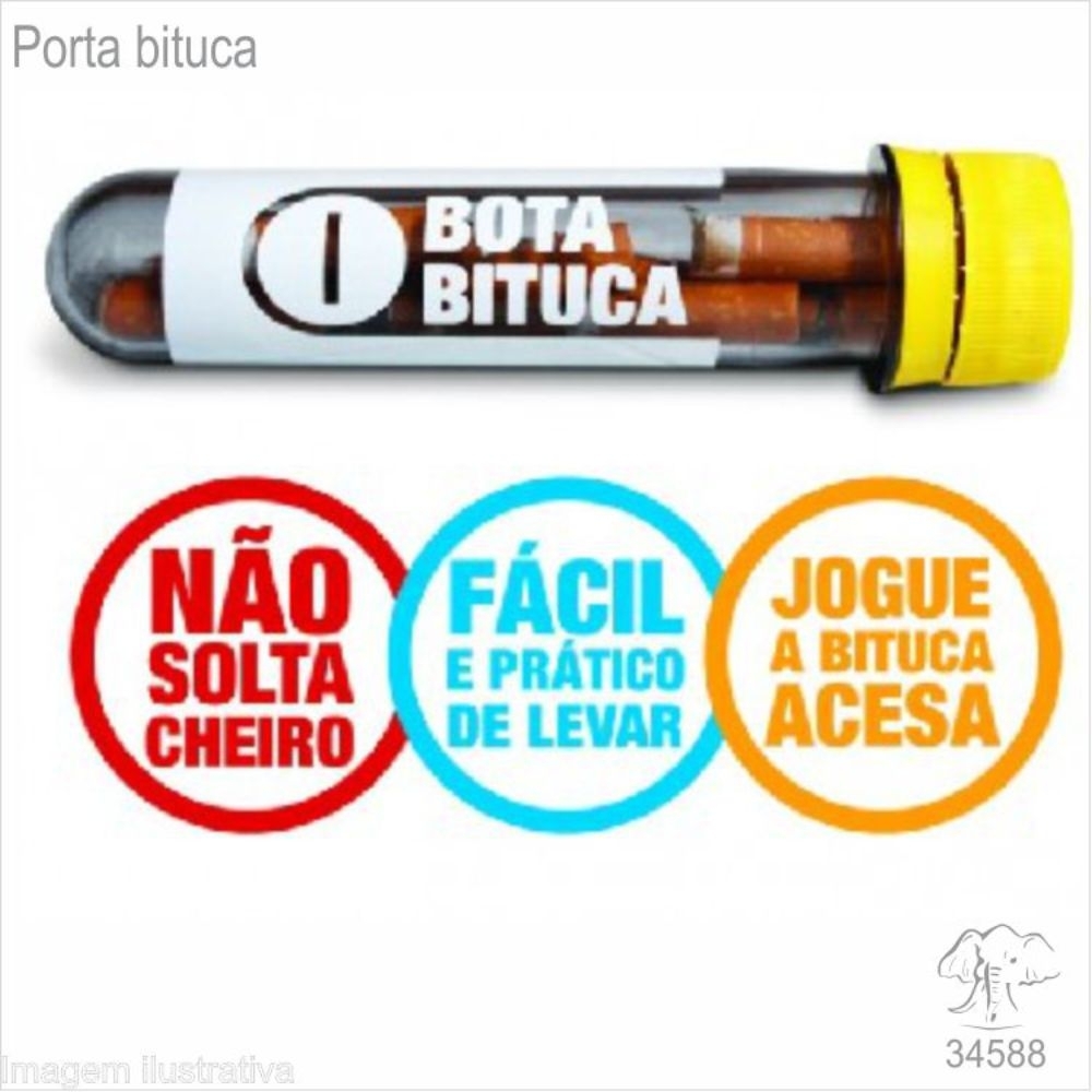 Porta Bituca de cigarros, bituqueira, bota bituca, cinzeiro de bolso